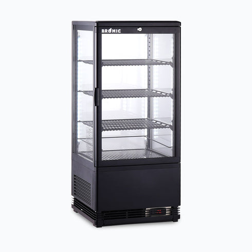 Bromic Flat Glass 78L LED Countertop Beverage Chiller - CT0080G4B